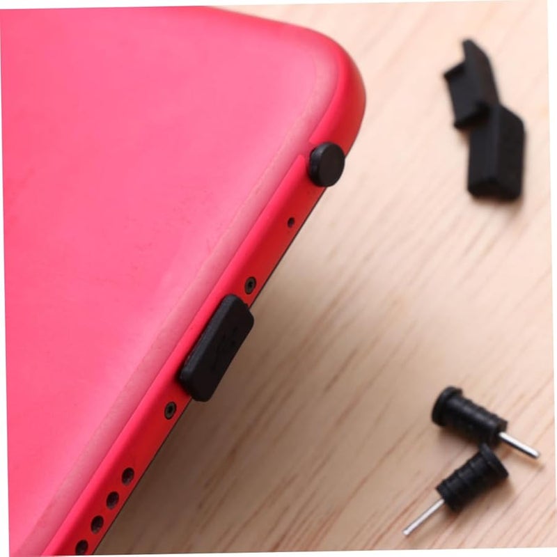 10 Pairs Black USB and Headphone Port Protectors Easy to Install - Image 3